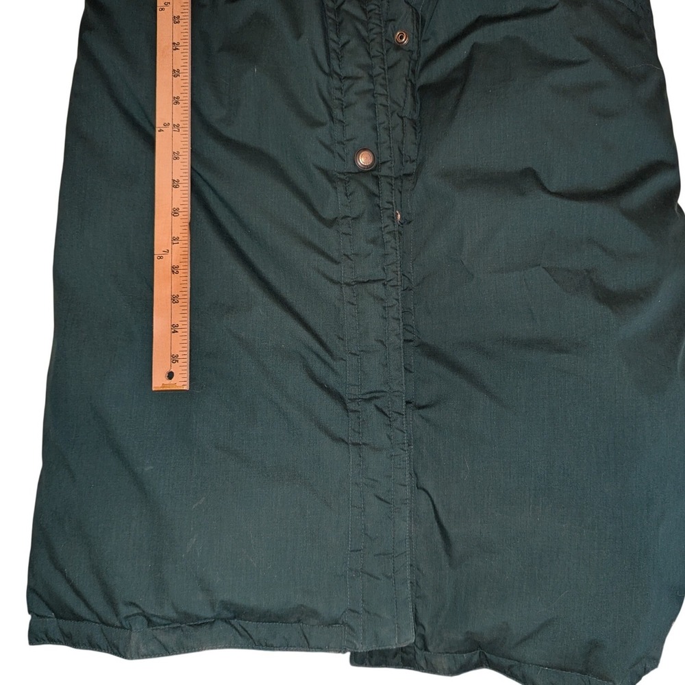 Vintage Mulberry Street Green Down Puffer Long Winter Coat Jacket Women's M - Picture 8 of 15